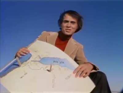 Carl Sagan explains how the Ancient Greek knew the earth was round over 2,000 years ago