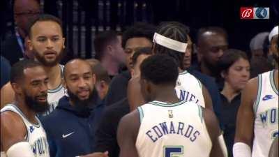 [Highlight] Jaden McDaniels attacks Embiid at the rim