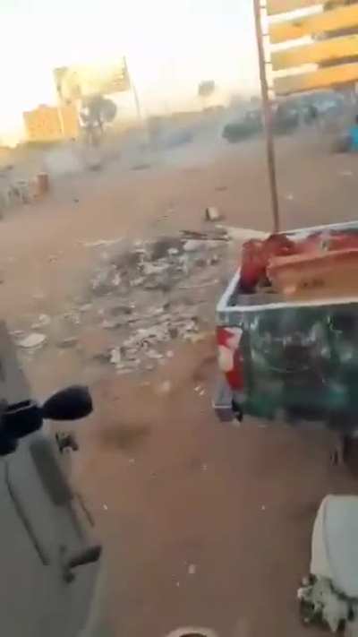 SAF (we) Destroyed a Rapid Support Forces Armored Vehicle as They Fled After Our Liberation of Wad Madani