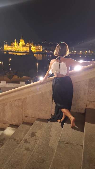 Heavenly creature seeking a sinful encounter