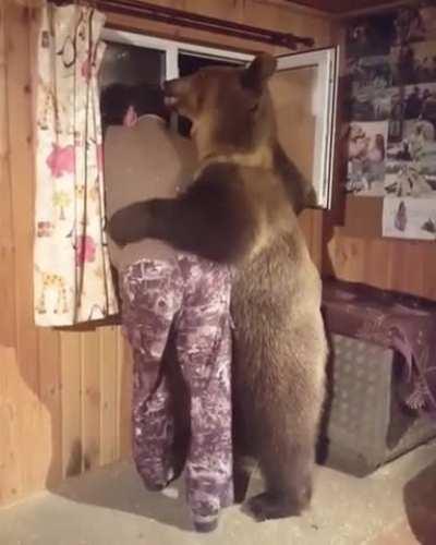 A very good friend, as usual, likes to visit in the evenings.