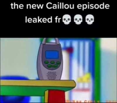 Caillou Definitely needs a Timeout for this