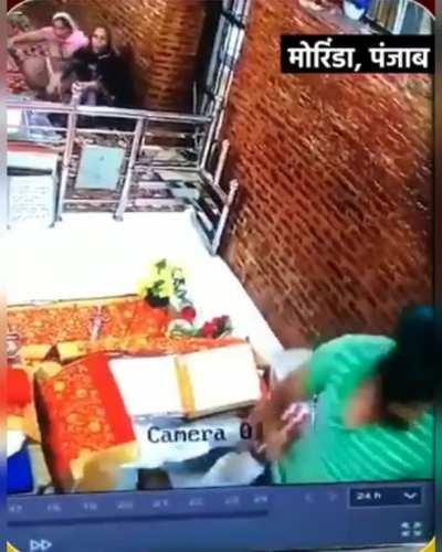 Punjab: ‘Beadbi’ in Morinda, Sikh man enters Gurudwara while wearing shoes, slaps granthis, situation tense