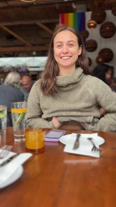 I was surrounded at brunch, luckily they had mimosas to calm my nerves 😅