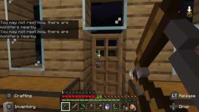 Minecraft is a comedy of errors to me.