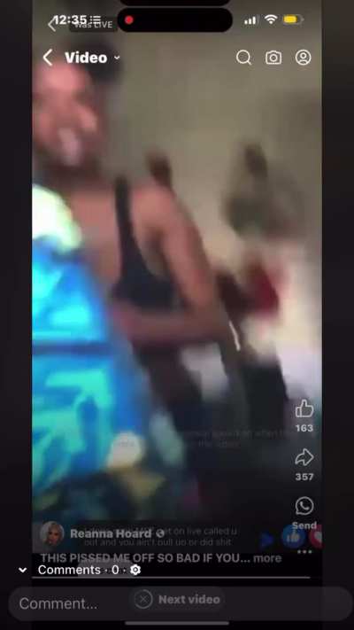 Bully slaps her friend in the face then gets stomped out by her sisters a day later