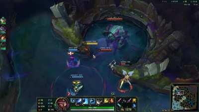 Our pyke went afk for too long, so the enemy team and our team decided to dance and play the music with the rift herald