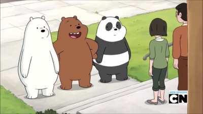 We Bare Bears, an American animated TV series, had a scene where the bears meet Korean speaking parents. In the Korean dubbed version, they cleverly had the parents speak in the Jeju language, which is not mutually intelligible with standard Korean.