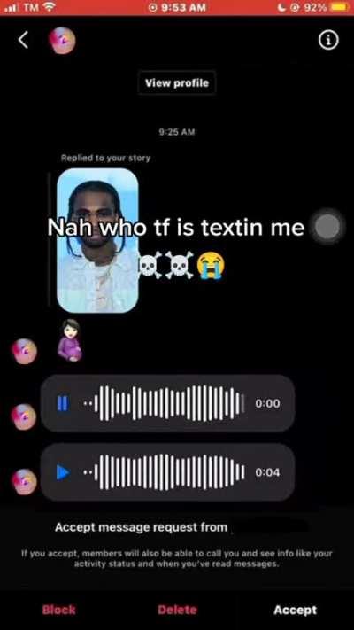 Gon block this nigga