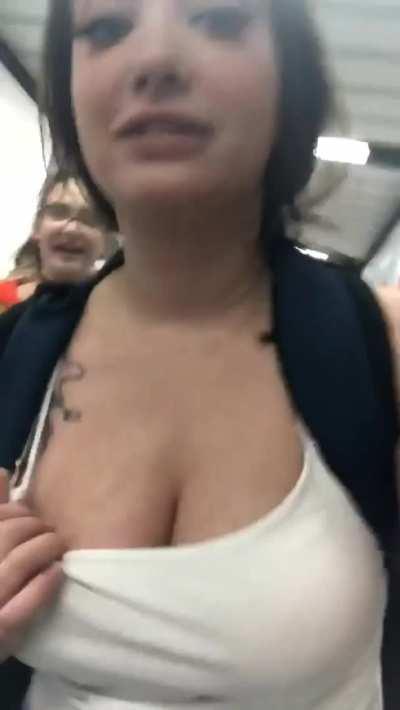 Gia Giving Us a Little Flash