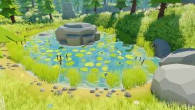 Tried to combine the Low Poly art with the Stylized art