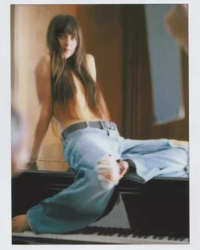 BTS on set of her latest CK photoshoot | IG | March 2026