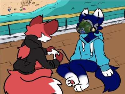 perks of having a protogen friend