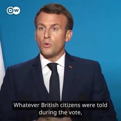 Macron on Brexit