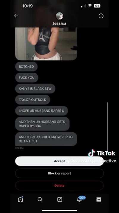 Taylor Swift fans threatening people on Twitter