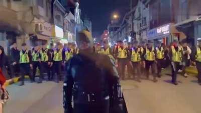 Batman on the streets of Shanghai on Halloween