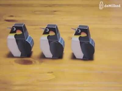 The Japanese are known for their incredible origami, but Haruki Nakamura creates paper art that most find even more entertaining.