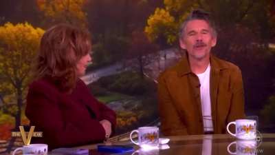 Actor Ethan Hawke on Donald Trump demanding to be paid $230M from US taxpayers: “Is anybody here old enough to remember when Jimmy Carter gave up his family farm to make sure he didn’t have conflict of interest? It’s called integrity and it’s starting to 