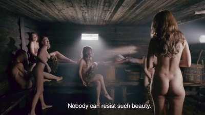 Orgy in sauna