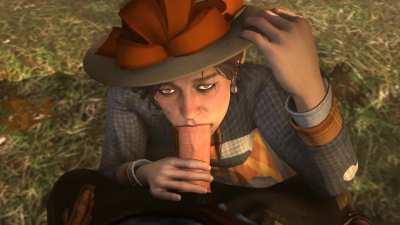 Mary Blows Arthur in the Woods - [Skeletron27]