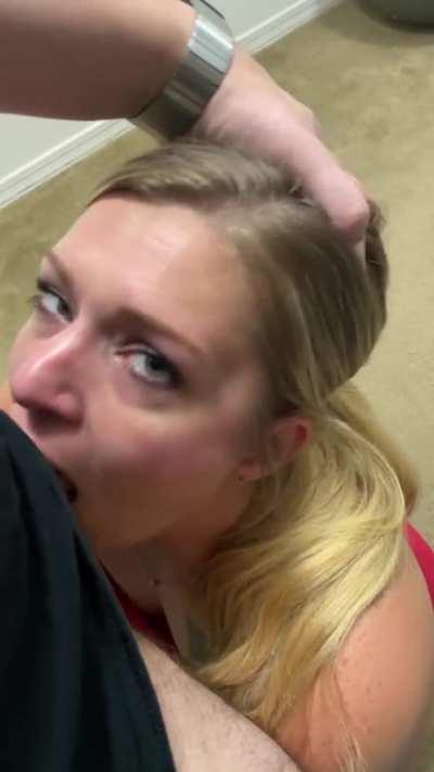 I love working my magic to get his cum