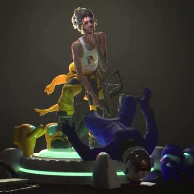 [OC] 3D AMONG US Figure/Statue I've been working on to hopefully be 3D-Printable