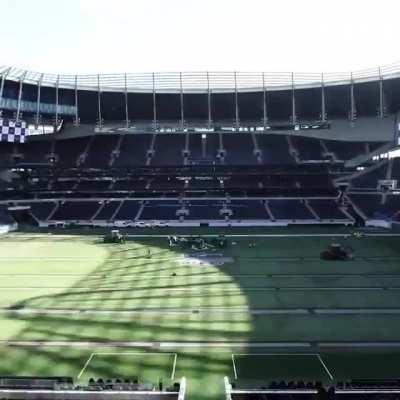 Kinda cool insight as to how our pitch changes specifically for an NFL game