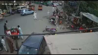 Guy guns down two motorcyclists, presumably his rivals
