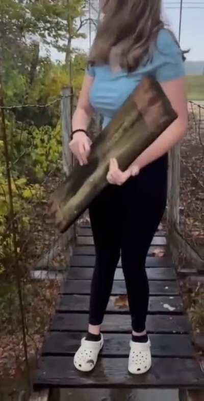 Another step to add to her step collection!