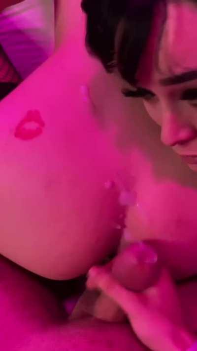 Cleaning up my friend after back shots (OC)