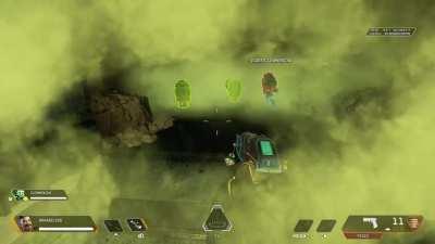 I’d just like to bring attention to a bug that’s been in the game since season 8. Fuse’s ult disappears when the rocket comes into contact with caustic gas