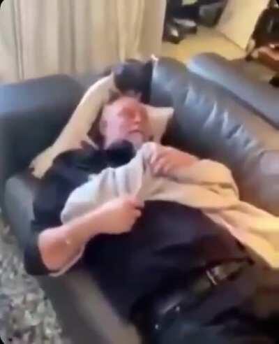 No sleeping on the couch