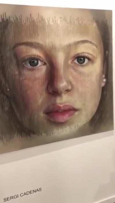 This portrait that ages based on where you stand by it