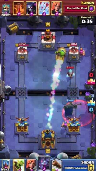 This guy thought my rocket was a goblin barrel because of the skin