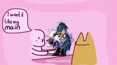 Ordering Popcorn for Kaeya