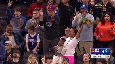 [Highlight] Bang, bang Georges Niang ties two career highs (PTS & 3PM) with his seventh three of the night