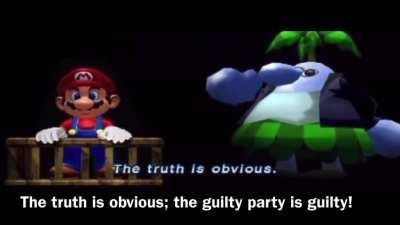 I made a YTP of Super Mario Sunshine with iMovie :D