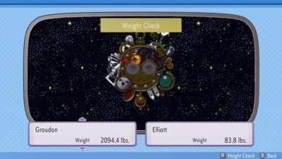 Groudon Weight Check
