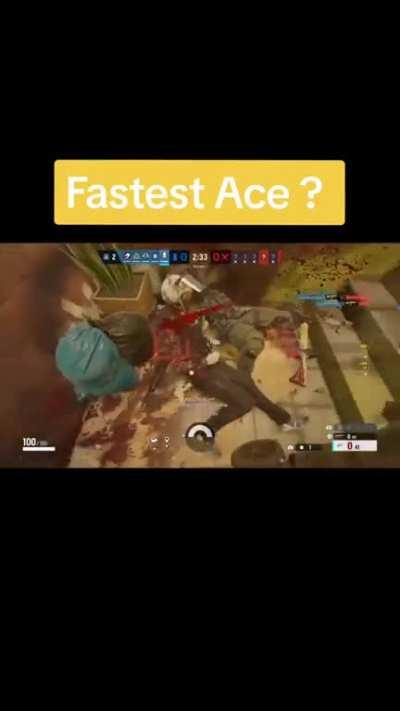 Fastest ace in history