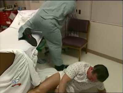 Who didn’t burst out laughing from the bed pan?