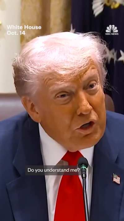 Trump on Hamas: 'If they don't disarm, we will disarm them. They know I'm not playing games.'