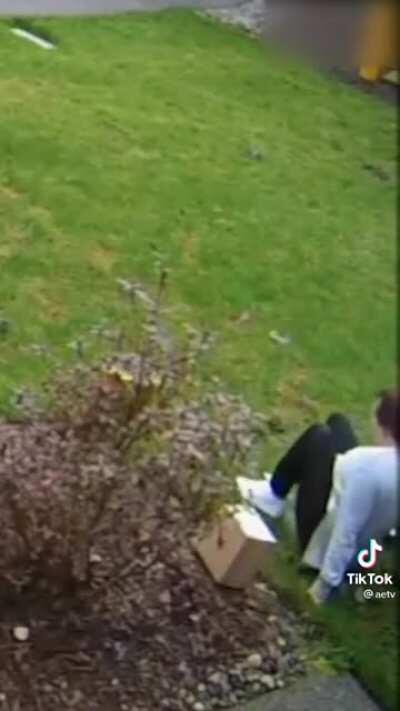 WCGW stealing packages and running on wet grass