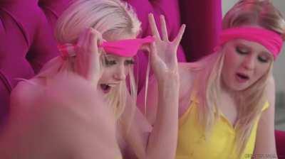 Abella Danger squirts pussy juice all over Chloe Cherry & Lily Rader