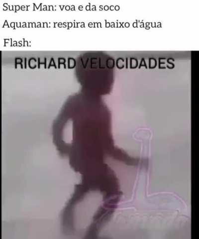 nunca vi alguém tão veloz