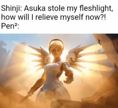 Shinji finds a solution