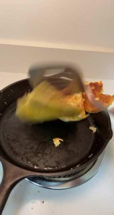 I don’t like to brag... but my omelette didn’t stick.