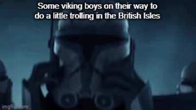 We do a little trolling