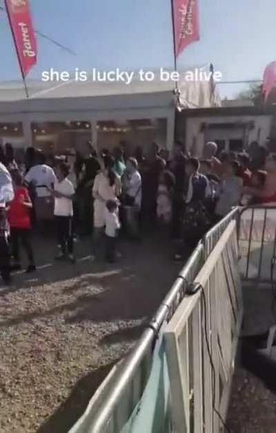 For once in her life, she is thankful for her big feet