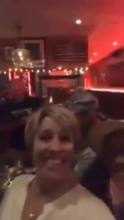 Activist Karen, promoting mask free dinners