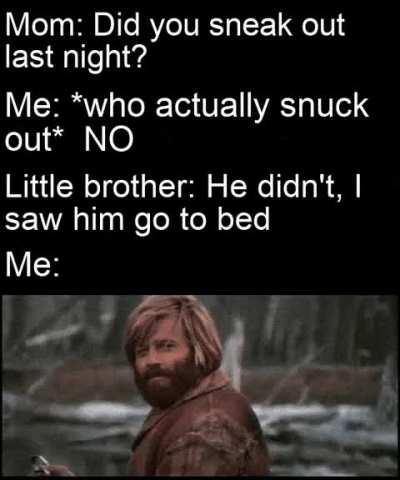 Very cool little bro, very cool.